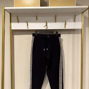 Michael Kors Women's Black Logo Tape Joggers